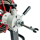 Машина для прочистки трубопроводів Dali D-330ZK (350Вт 50-150мм) Аппарат для прочистки каналізації, фото 5