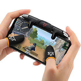 Тригери Sarafox G5 для телефона смартфона android iphone pubg mobile пабг пубг + Sarafox v1 (2 напальчника)