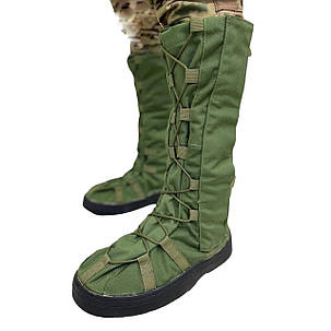 Бахіли водозахисні на взуття OVER BOOT олива, фото 1
