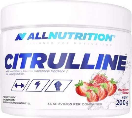Цитрулін малат  All Nutrition Citrulline 200 g полуниця