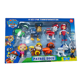 Герої Щенячий патруль, 7 героїв, у коробці