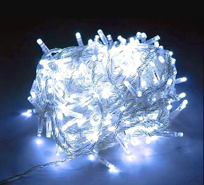 Світлодіодна гірлянда 300 LED прозорий провід