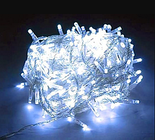 Світлодіодна гірлянда 300 LED прозорий провід