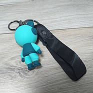 Силіконовий брелок Космонавт MASK PLAY Бірюзовий (KG-11841), фото 4
