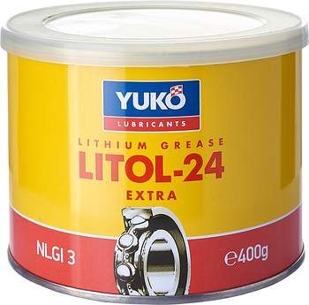 Змазка YUKO Літол-24, 800мл Для змащування вузлів тертя колісних і гусеничних транспортних засобів та ін.