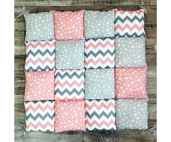 Об'ємний килимок для вігвама KatyPuf, колір/принт на вибір, фото 1