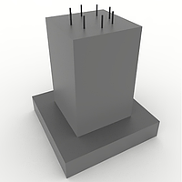 Фундамент під шинний міст і обладнання Ф-2