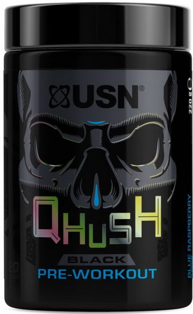 Предтренувальний комплекс USN Qhush Black Pre-workout 220г блакитна малина