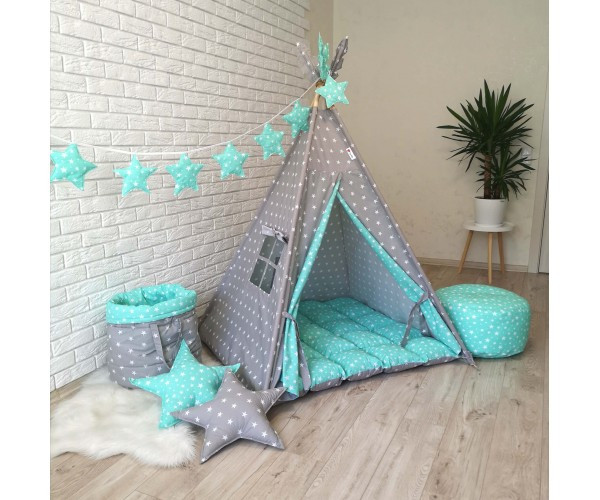 Комплект "Зірки на сірому" KatyPuf, фото 1