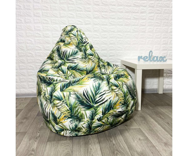 Крісло-груша велюр "Вali green" KatyPuf XL 125x90