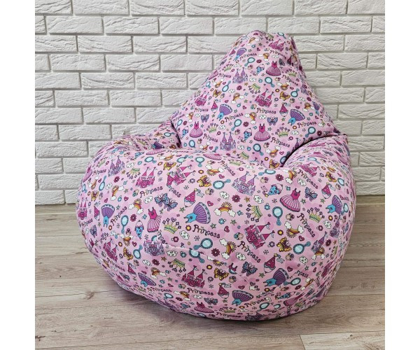 Крісло-груша велюр "Принцеса" KatyPuf XL 125x90