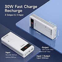 Повербанк Romoss 30000 mAh 30W Sense 8PS Pro (PHP30-892-1133H) білий, фото 6
