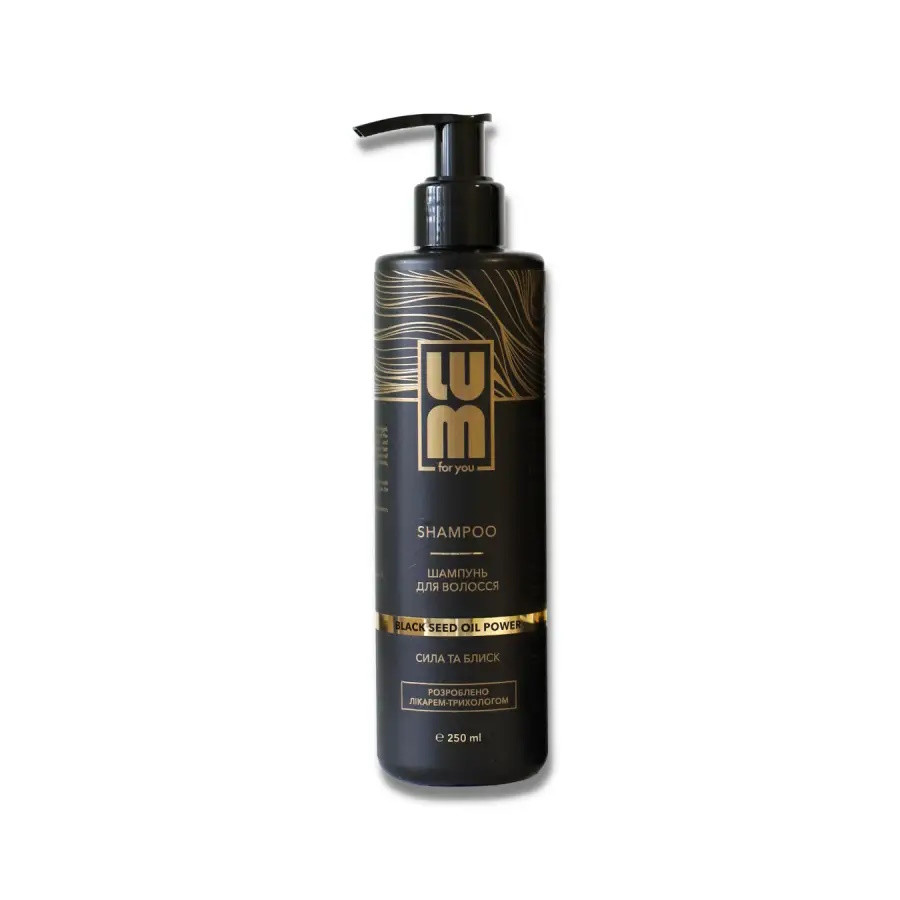 Шампунь для волосся "сила та блиск" LUM Black Seed Oil Power (lum100)