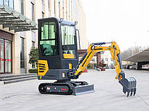 Міні-екскаватор Berger Kraus BK950KSR з кабіною торсіонна рама регульовані гусениці з ковшем 380 мм, фото 5