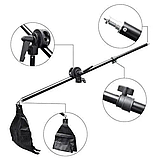 Комплект студійного освітлення зі софтбоксами та журавлем 50х70 для фото та відео, фото 8