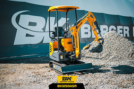 Міні-екскаватор Berger Kraus BK1250ASR з повним обладнанням, фото 1