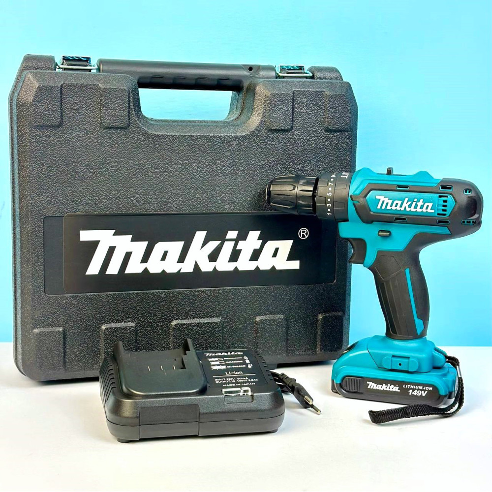 Акумуляторний шуруповерт Makita DF330DWE |21 В, 24/14 Nm| 1:1 41793