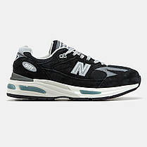 Чоловічі Кросівки New Balance 991 v2 Black Grey / Нью Белaнс 991 в2 Чорні з Сірим, фото 3
