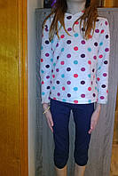 Дитячі лосини для дівчинки Loveta 5070 50-70 см/ю Капрі. Темно сині легінси, лосини, колготи еластичні.