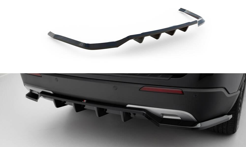 Дифузор Ford Explorer XLT (19-24) тюнінг обвіс спідниця заднього бампера, фото 1