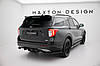 Дифузор Ford Explorer XLT (19-24) тюнінг обвіс спідниця заднього бампера, фото 2
