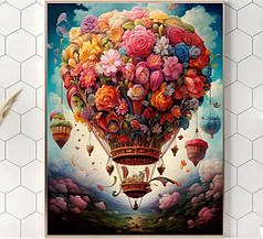 Набір алмазна мозаїка Повітряна куля 40х50 см