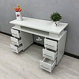 Стіл манікюрний з потовщеною стільницею V417, фото 3