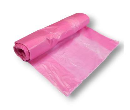 Фасовка в рулоні 18*35 рожева