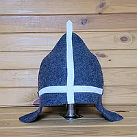 Шапка для сауни G "Шолом" сіра геотекстиль