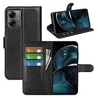 Чохол-книжка Litchie Wallet для Motorola G14 Black