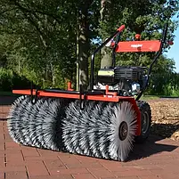 Бензинова підмітальна машина з електричним запуском HECHT8680SE, 196 см³, 4,85 кВт, 4 вперед / 2 назад, щітка 80см, фото 2