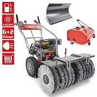 Бензинова підмітальна машина з електричним запуском HECHT8680SE, 196 см³, 4,85 кВт, 4 вперед / 2 назад, щітка 80см, фото 10
