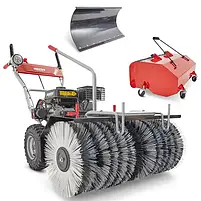 Бензинова підмітальна машина з електричним запуском HECHT8680SE, 196 см³, 4,85 кВт, 4 вперед / 2 назад, щітка 80см, фото 5