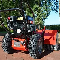 Бензинова підмітальна машина з електричним запуском HECHT8680SE, 196 см³, 4,85 кВт, 4 вперед / 2 назад, щітка 80см, фото 3