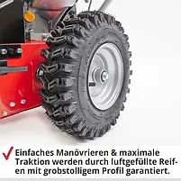 Бензинова підмітальна машина з електричним запуском HECHT8680SE, 196 см³, 4,85 кВт, 4 вперед / 2 назад, щітка 80см, фото 4