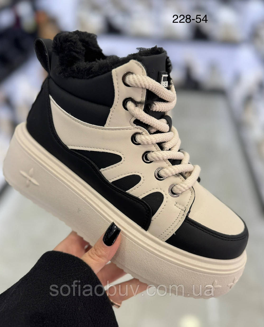 Черевики утеплені хутром AESD, фото 1