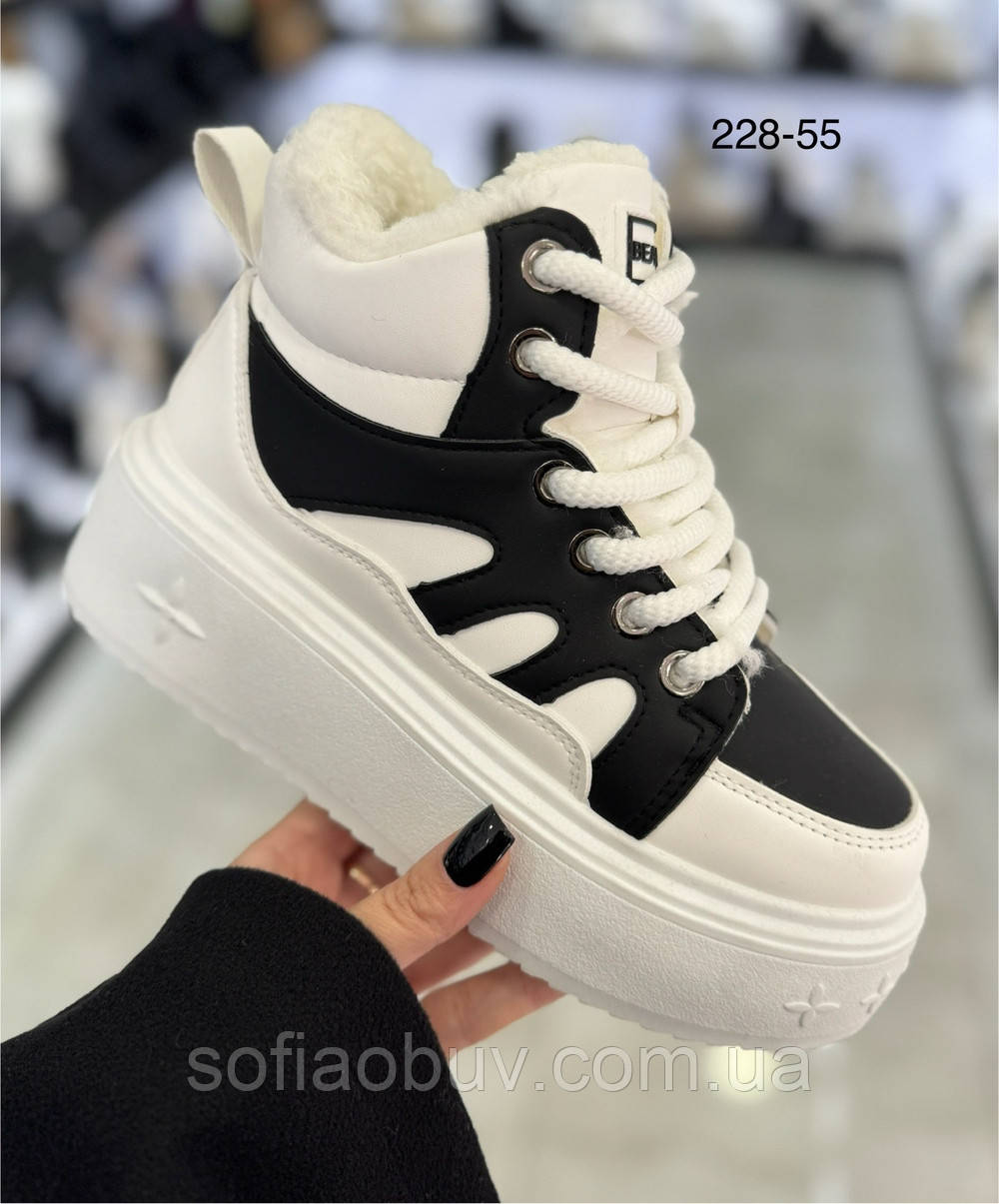 Черевики утеплені хутром AESD, фото 1