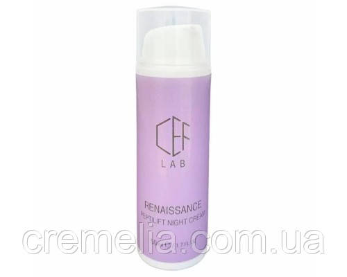 Пептидний нічний ліфтинг крем CEFLAB RENAISSANCE PEPTILIFT NIGHT CREAM - 50 мл, фото 1