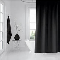 Вузька штора для ванної Tropik Black Туреччина 120*200 см