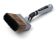 Кисть для фасадних робіт вигнута ANZA Pro Super Effective Angled Outdoor Brush Ergo, 100мм
