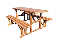 Стіл і лавки для альтанки