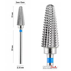 Фреза реверсивна твердосплавна MITCH 02360 DLX Конус закруглений Ø 6 мм синя (DXF000781)