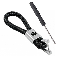 Брелоки для авто з логотипом Mazda у подарунковій коробці, брелок на ключі на подарунок 29196 Мазда, фото 2