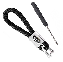 Брелоки для авто з логотипом KIA у подарунковій коробці, брелок на ключі на подарунок 29196 Кіа, фото 3