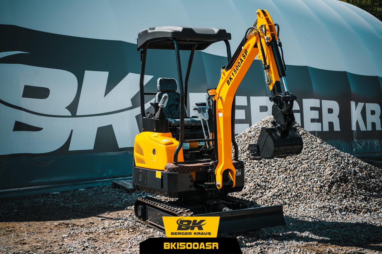 Міні-екскаватор Berger Kraus BK1500ASR з навісним обладнанням YANMAR, фото 1