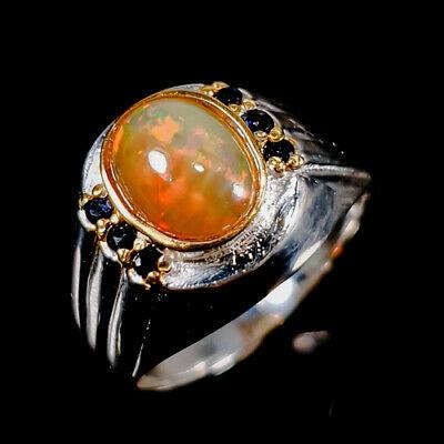 Опал вогняний срібна каблучка, 2382КО