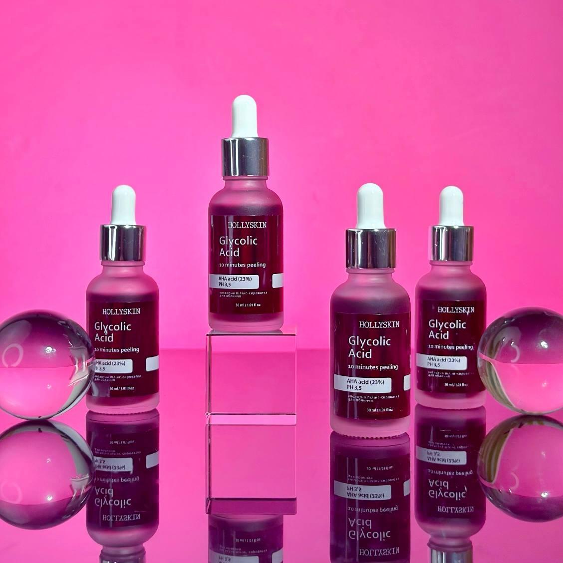 Кислотна пілінг-сироватка для обличчя HOLLYSKIN Glycolic Acid 30 мл