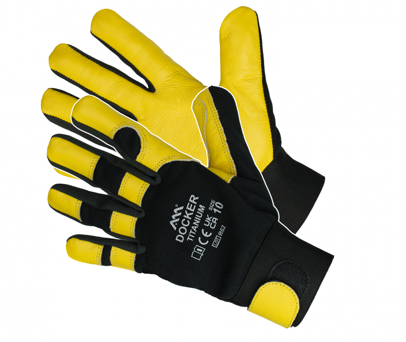 Рукавички шкіряні механіка 