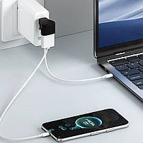 Адаптер Type-C - Type-C female - USB female PD 100W для Steam Deck кутовий 90 градусів, фото 6