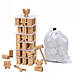 Дерев'яна іграшка-конструктор для малят "Вежа", 56 предметів, інструменти, MD 1585, фото 10
